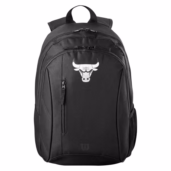 Chicago Bulls Wilson NBA Team Backpack Black view 3