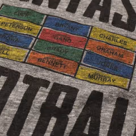Fantasy Football Draft Board T-Shirt view 2