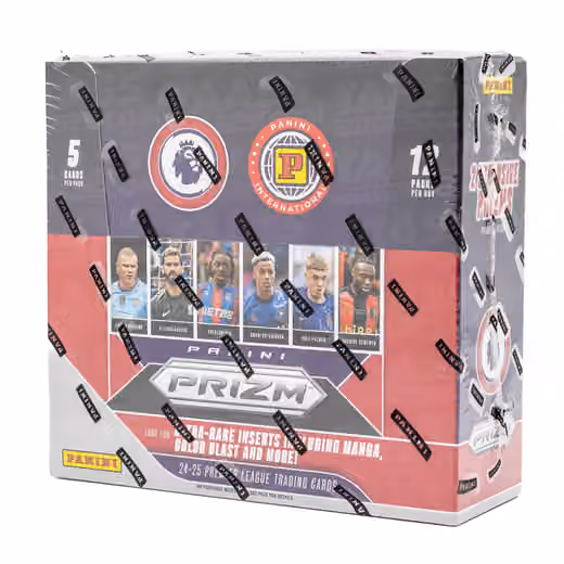 2024/25 Panini Prizm Premier League Soccer EPL International Hobby Box view 1