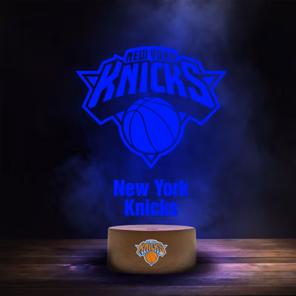 New York Knicks NBA Team Logo LED Sign view 1