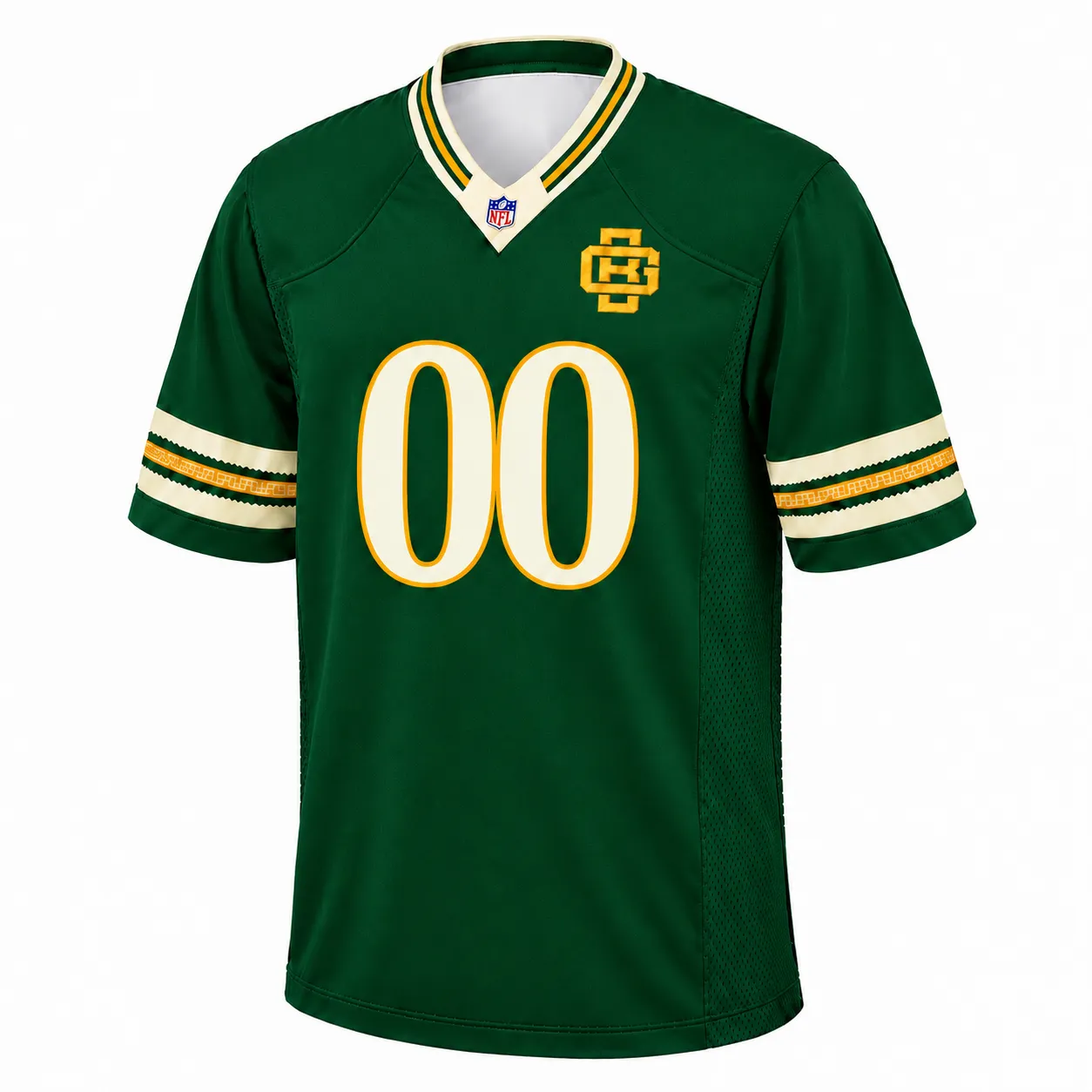 Green Bay Rivalry Personalized Jersey Bold Name Number
