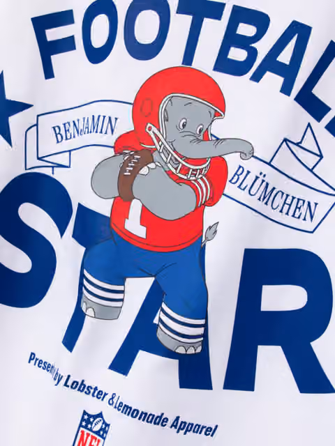 Benjamin als Football Star ’94 Campus NFL T-Shirt White view 3