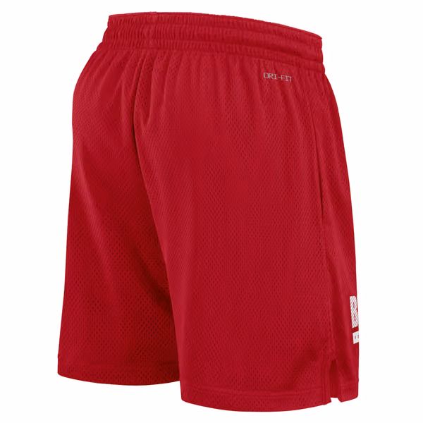 Tampa Bay Buccaneers 2024 NFL Sideline Mesh Nike Dri-FIT Shorts Red view 2