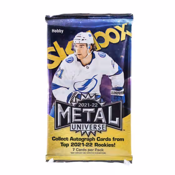 2021/22 Upper Deck Skybox Metal Universe NHL Hockey Booster Pack view 1