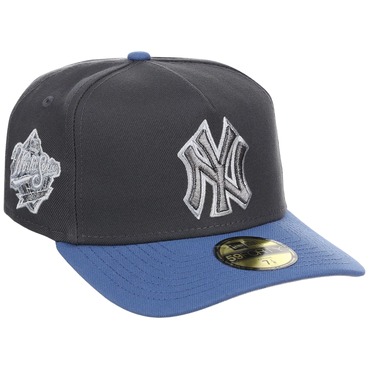 New York Yankees MLB Indigo Steel New Era 59FORTY front view