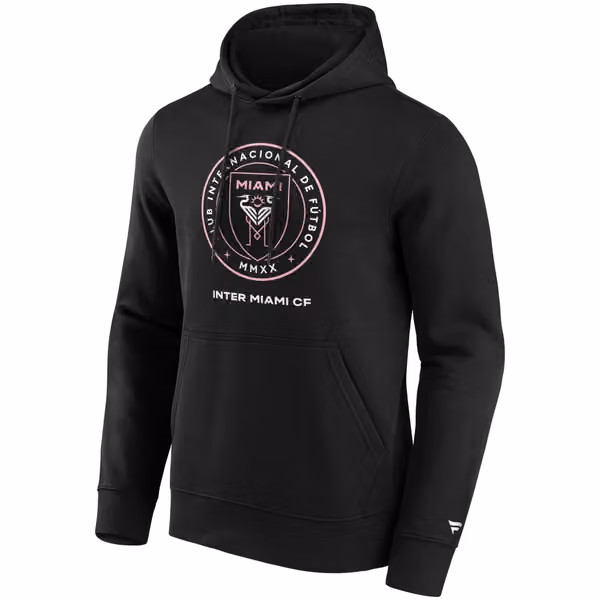 Inter Miami CF Primary Logo MLS Hoodie Black view 1
