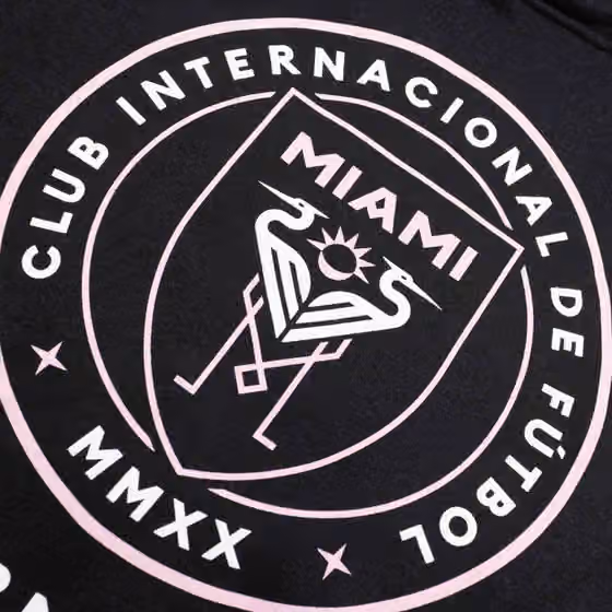 Inter Miami CF Primary Logo MLS Hoodie Black view 3