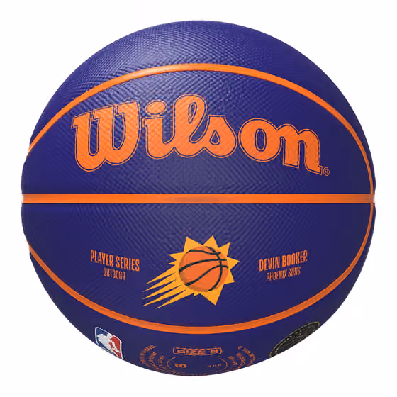 Devin Booker #1 Phoenix Suns Wilson NBA Mini Basketball (Size 3) view 3