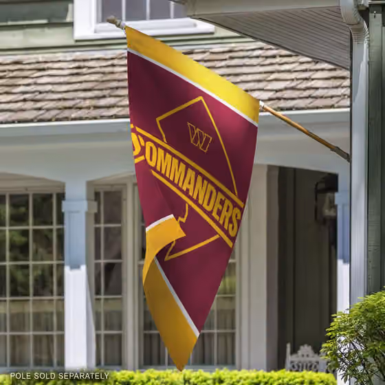 Washington Commanders State Logo WinCraft NFL Flag view 2
