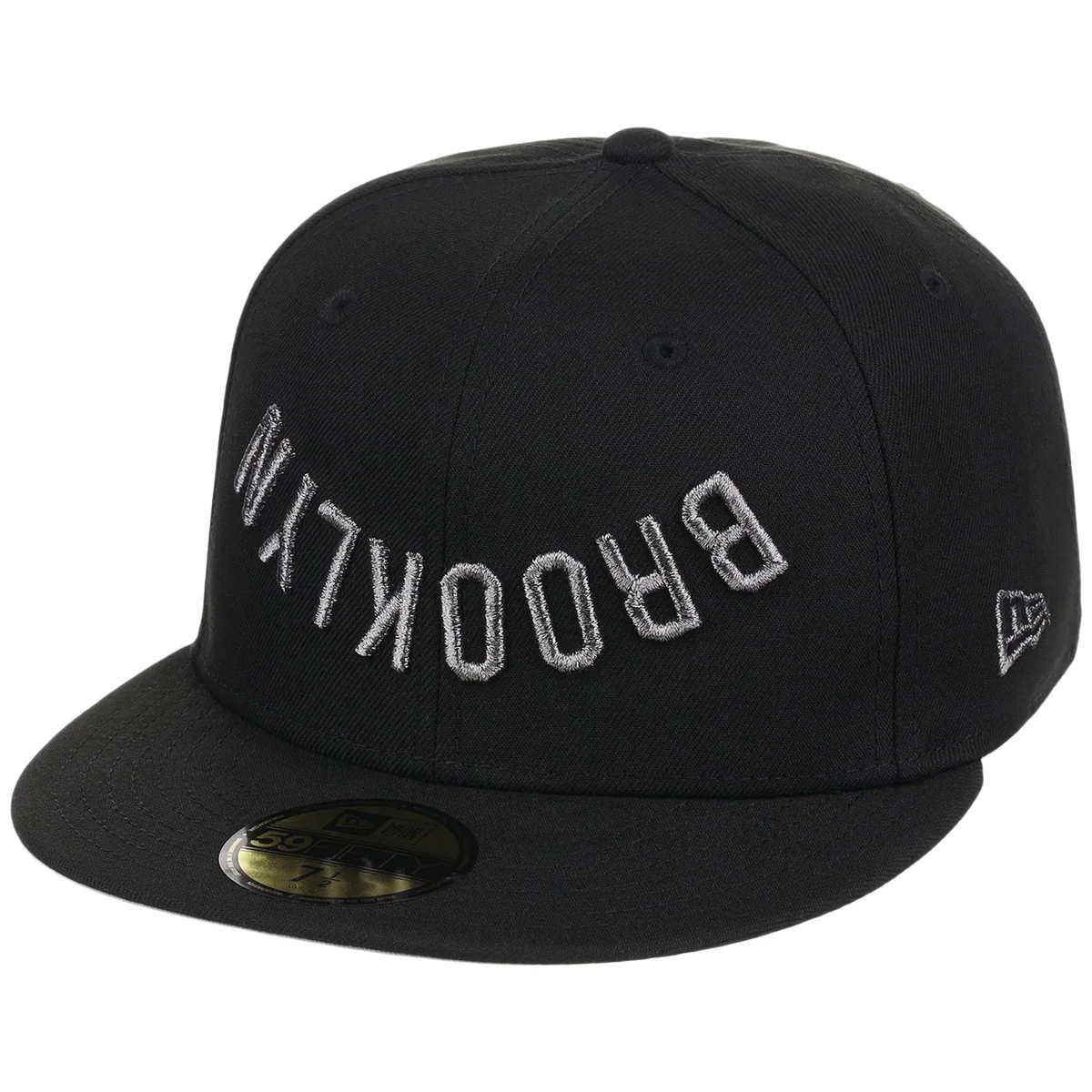 Brooklyn Dodgers MLB Friday Flux New Era 59FIFTY - Black/Black detail view