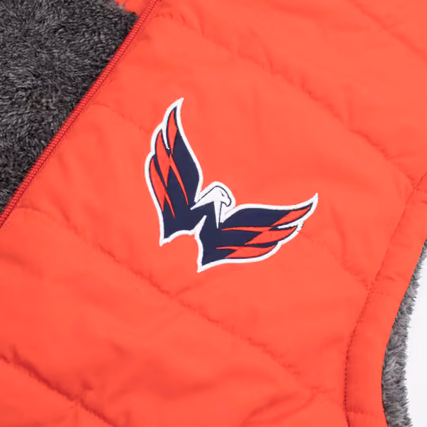 Washington Capitals G-III NHL Reversible Sherpa Winter Vest view 6