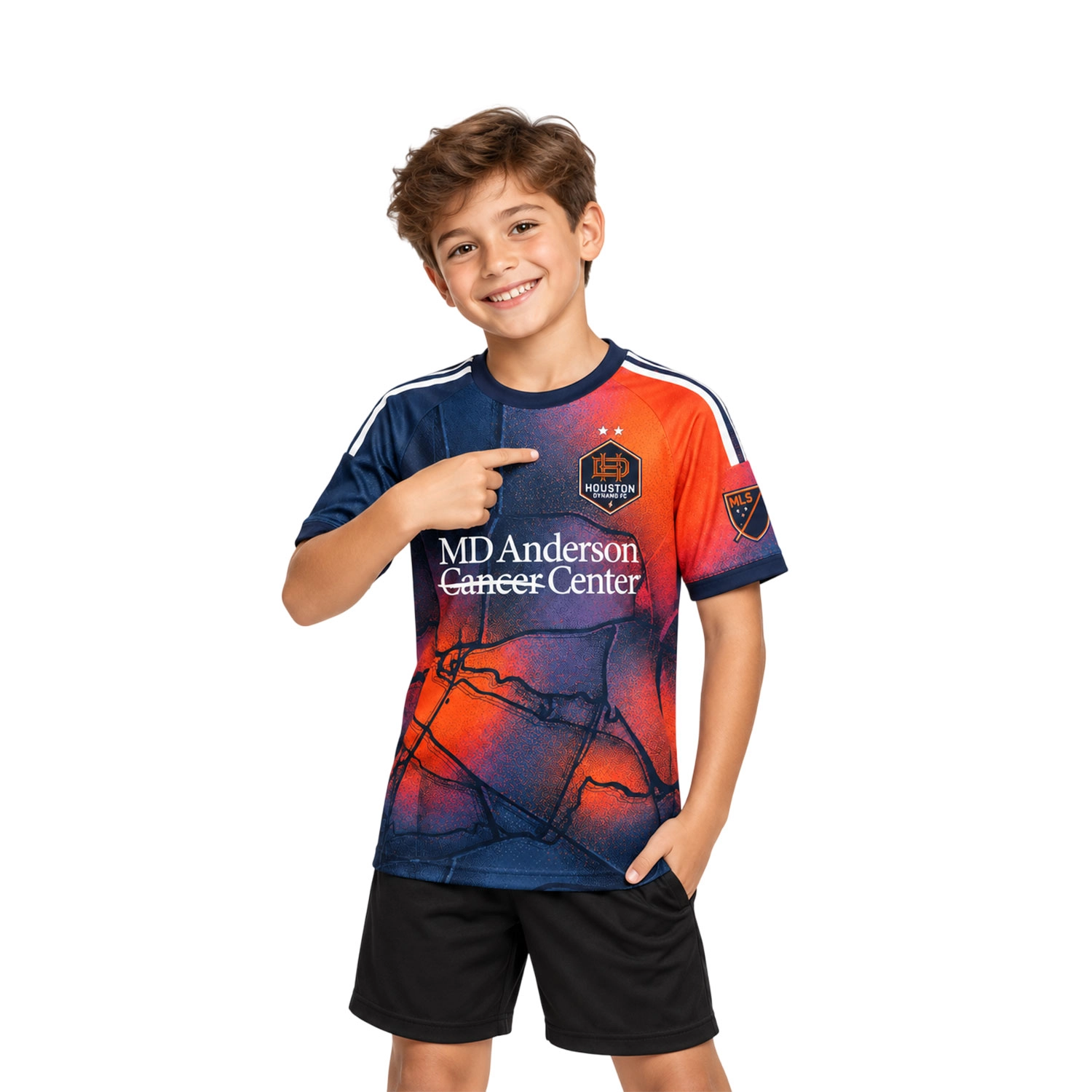 Houston Dynamo Blue Jersey 2026 Bold Adult Kids Custom