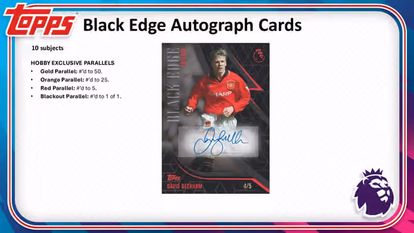 (LIVE BREAK) 2025/26 Topps Premier League Football (Soccer) EPL Hobby Box view 10