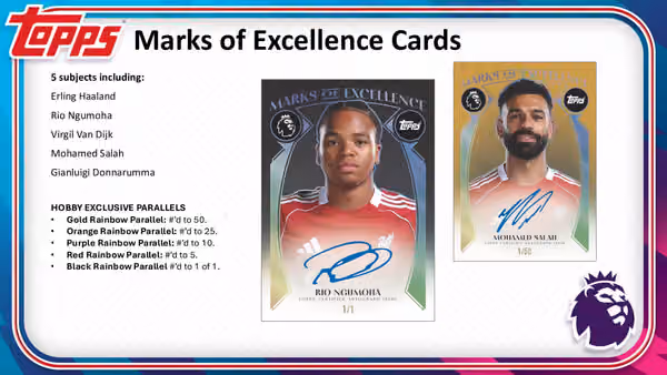 (LIVE BREAK) 2025/26 Topps Premier League Football (Soccer) EPL Hobby Box view 2