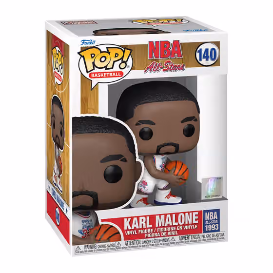 Karl Malone 1993 NBA All-Star Game #140 Funko POP! Vinyl NBA Figure view 2