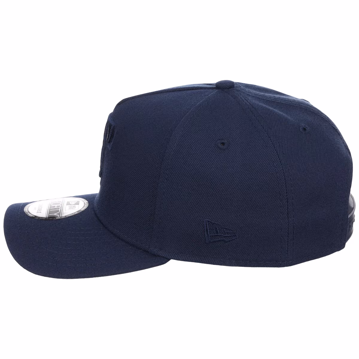 Texas Rangers MLB Navy FASHION CORE New Era 9FORTY A-Frame detail view