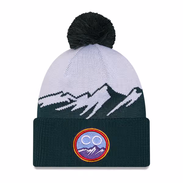 Colorado Rockies Authentic City Connect New Era MLB Knit Hat product photo
