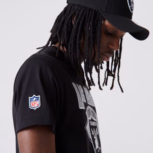 Las Vegas Raiders Established New Era NFL T-Shirt view 3