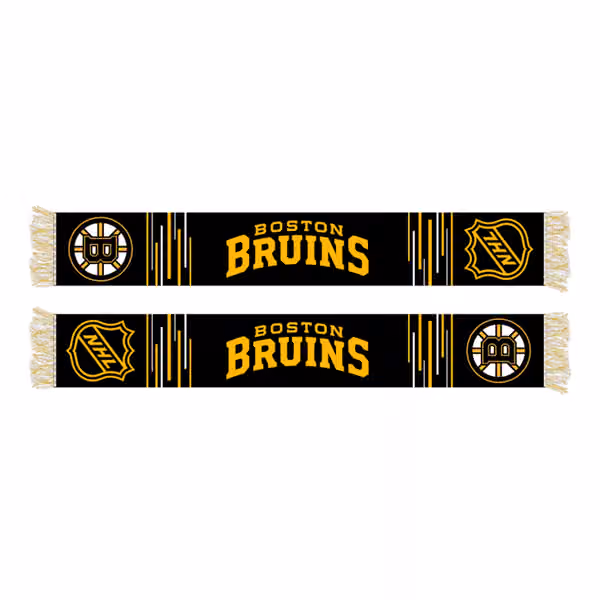 Boston Bruins Wordmark NHL Scarf view 1