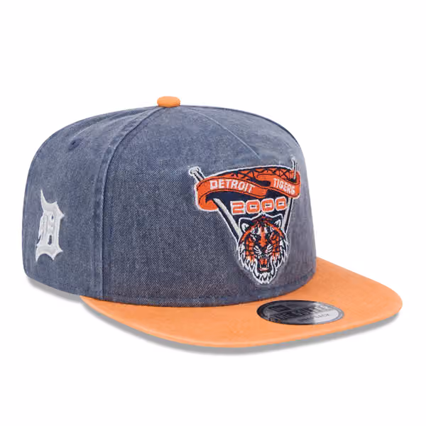 Detroit Tigers 2000 Stadium Pigment Dyed New Era Golfer Snapback MLB Cap product photo