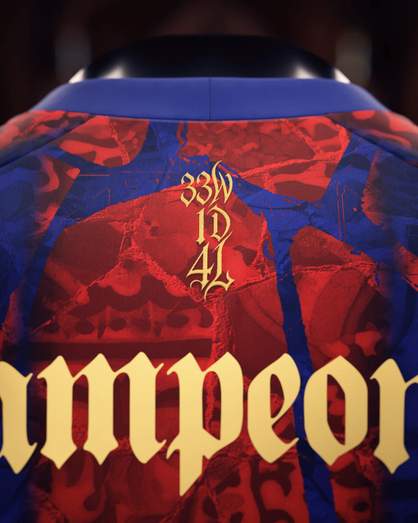 Jersevo Custom Personalized Barcelona 2026 Spanish Champions Jersey detail view 7