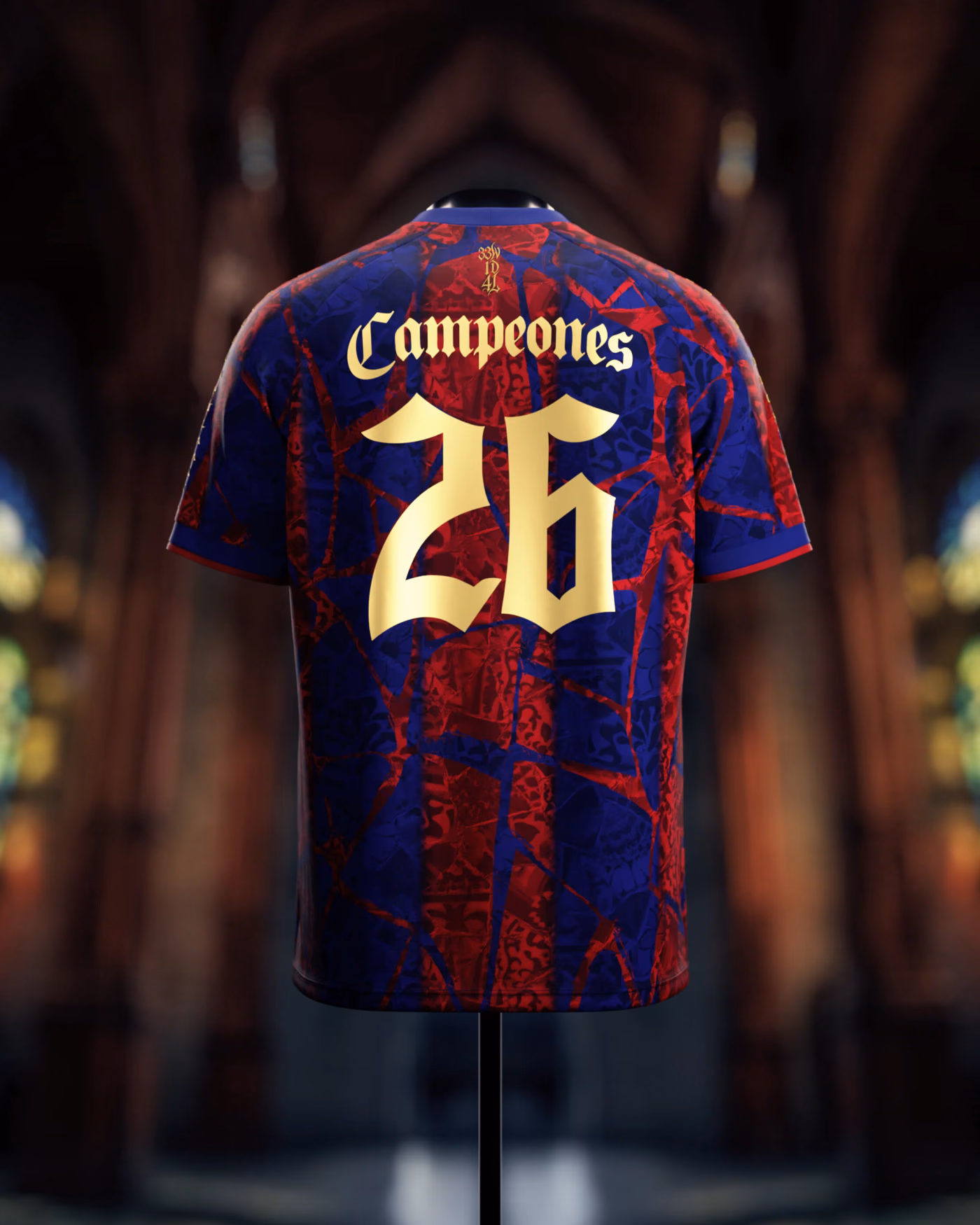 Jersevo Custom Personalized Barcelona 2026 Spanish Champions Jersey back view