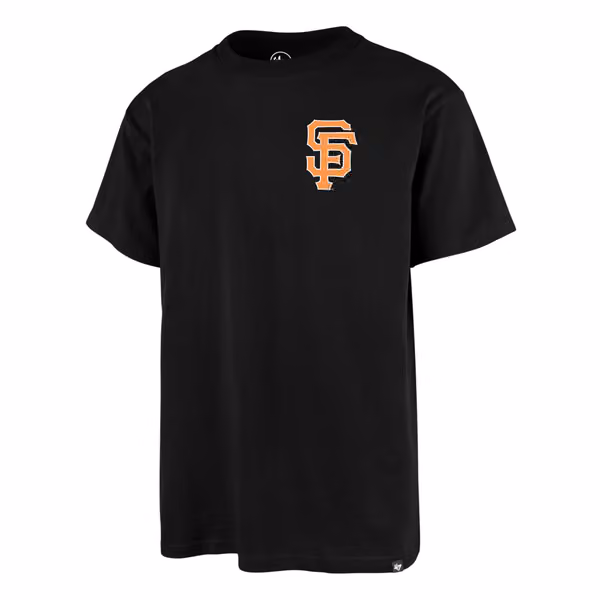 San Francisco Giants 25th Anniversary '47 Echo MLB T-Shirt Black view 2