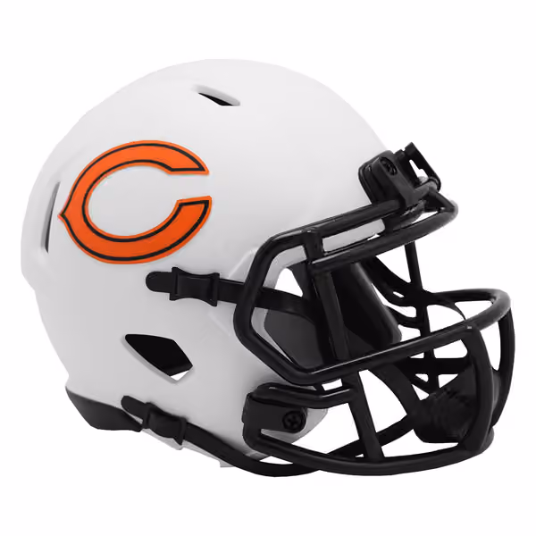 Chicago Bears Lunar Eclipse NFL Speed Mini Helmet view 1