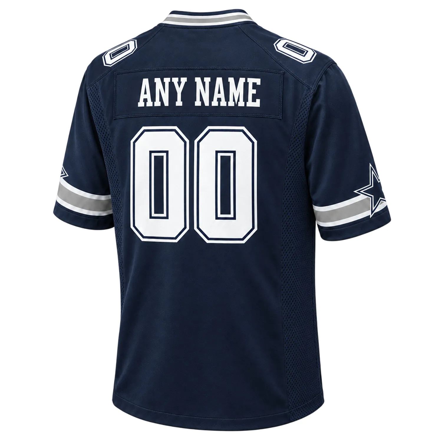 Men's Dallas Cowboys Jersey Bigsize Custom Player Vibrant Fan Apparel