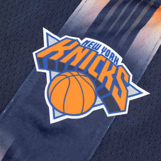 New York Knicks Jordan Swingman NBA Shorts Navy (YOUTH) view 4
