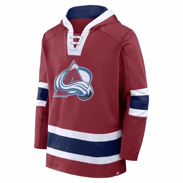 Colorado Avalanche Laced NHL Hoodie Red view 2
