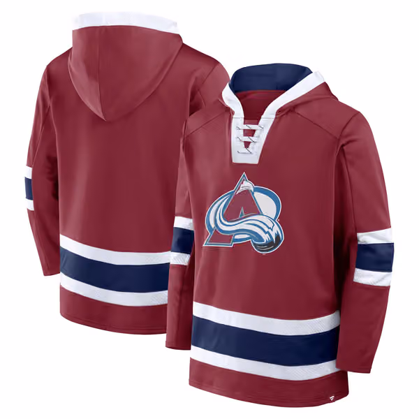 Colorado Avalanche Laced NHL Hoodie Red view 1