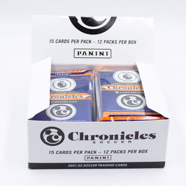 2021/22 Panini Chronicles Soccer Multi Cello 12-Pack Box view 2