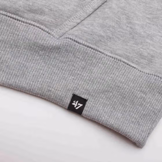 Nashville Predators Stripe Sleeve '47 Double Block NHL Hoodie Grey view 3