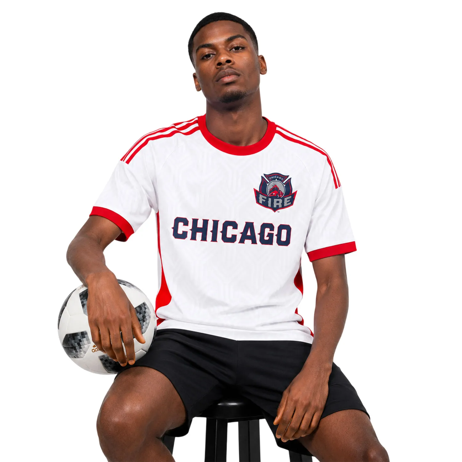 Chicago Fire FC White & Red Jersey – Special Custom Name & Number