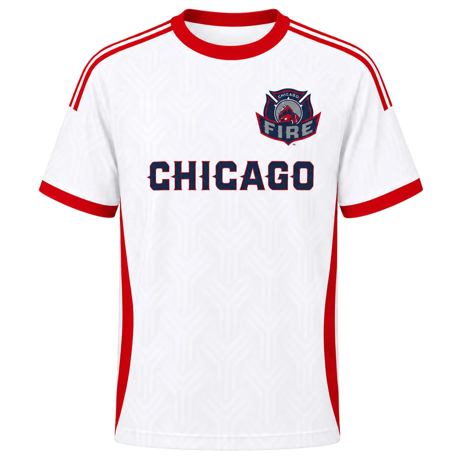 Chicago Fire FC White & Red Jersey – Special Custom Name & Number