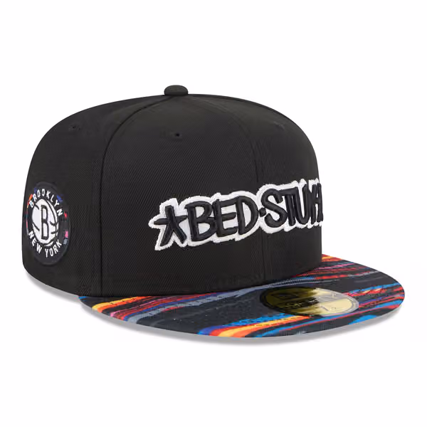 Brooklyn Nets 2025-26 NBA City Edition 59FIFTY Fitted Cap product photo