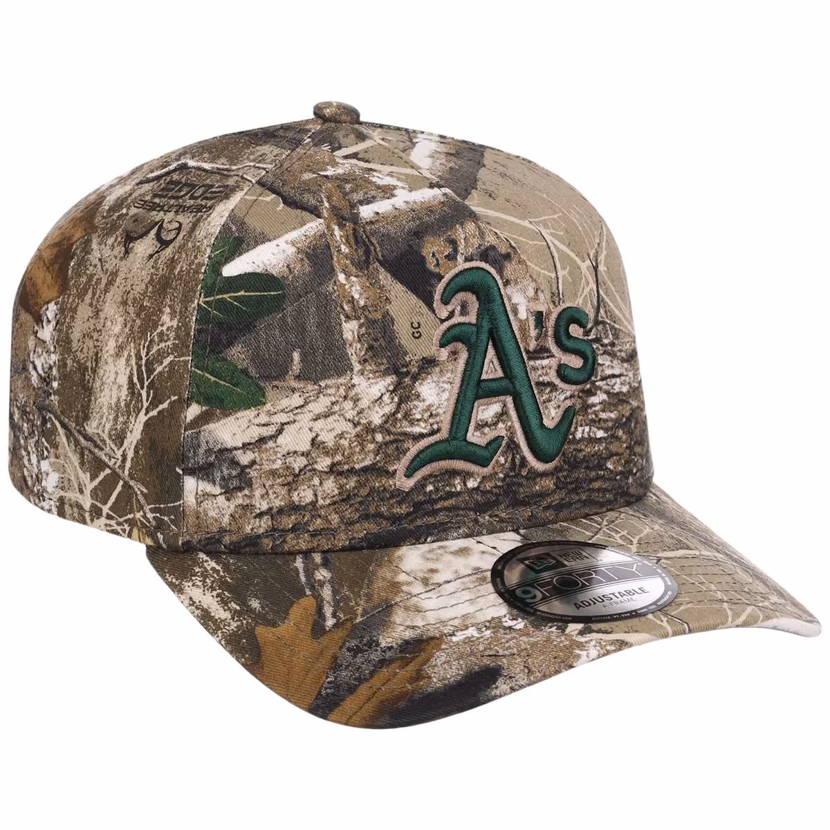 Oakland Athletics MLB Realtree FASHION CORE New Era 9FORTY A-Frame front view
