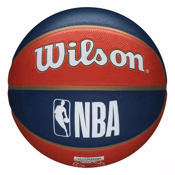 New Orleans Pelicans Team Tribute Wilson NBA Basketball (Size 7) view 2