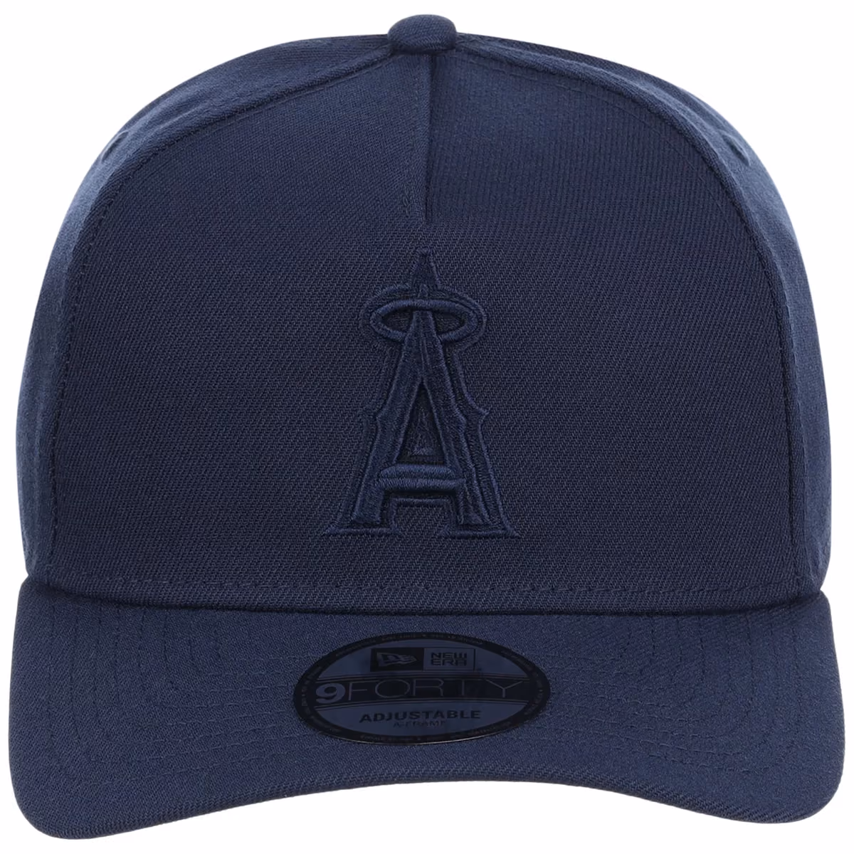 Anaheim Angels MLB Navy FASHION CORE New Era 9FORTY A-Frame detail view