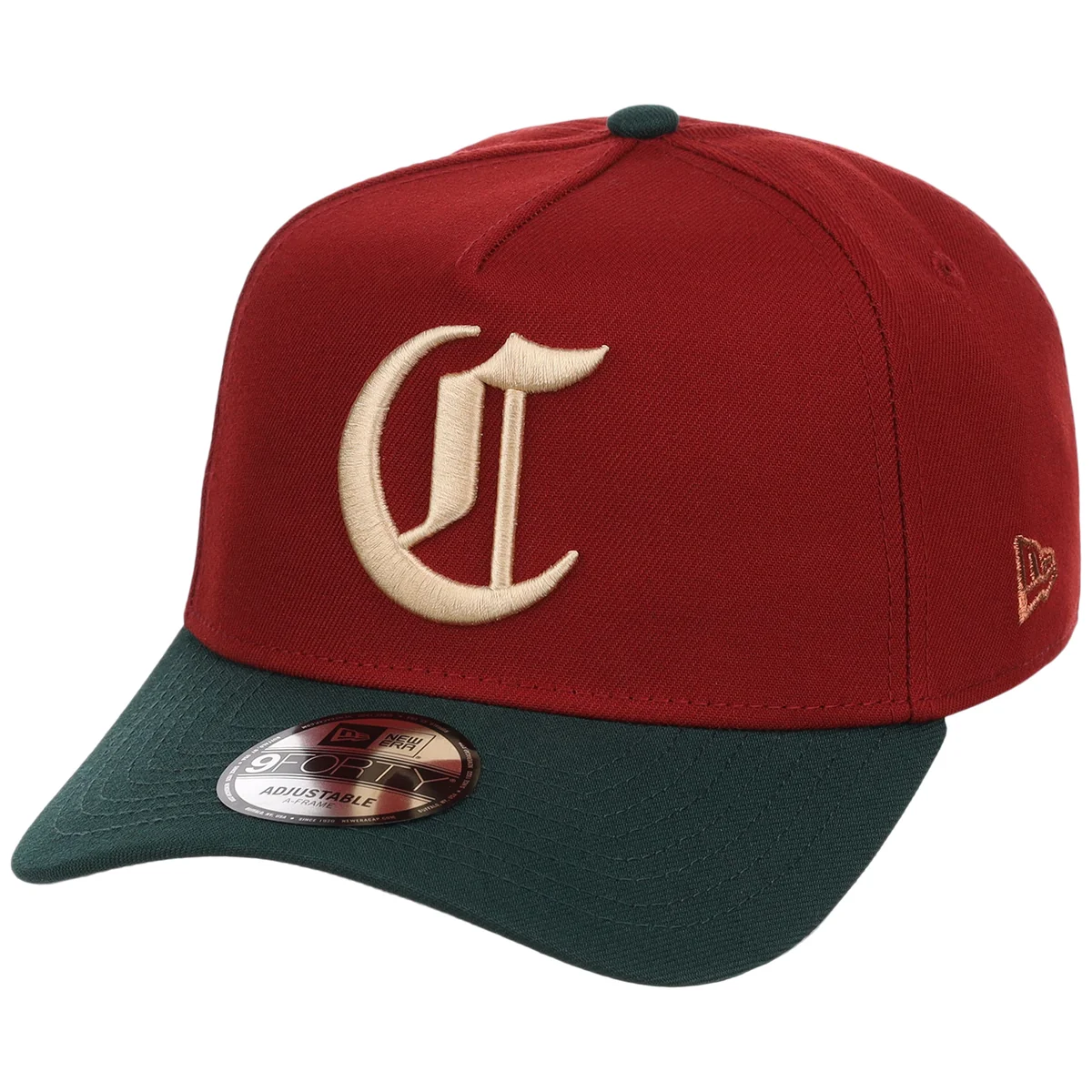 Cincinnati Reds MLB Terra Verde New Era 9FORTY detail view