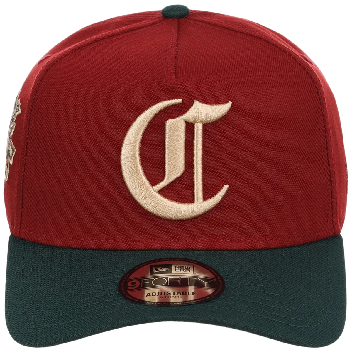 Cincinnati Reds MLB Terra Verde New Era 9FORTY detail view
