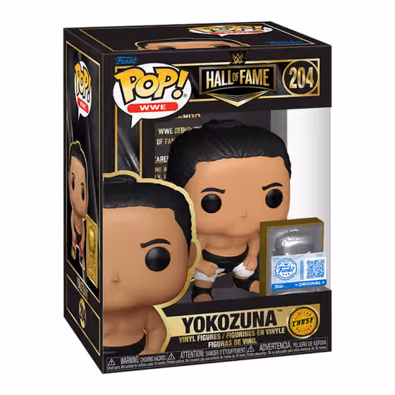 Funko POP! #202 Yokozuna Hall of Fame Plaque Vinyl WWE Legends Figure CHASE view 1