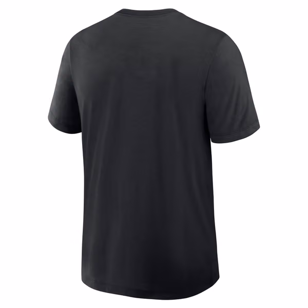 San Francisco Giants Early Work 2026 MLB Authentic Tri-Blend T-Shirt Black view 2