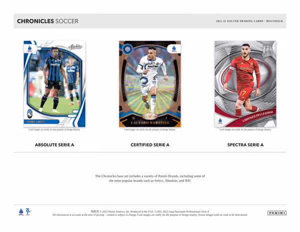 2021/22 Panini Chronicles Soccer Multi Cello Pack view 6