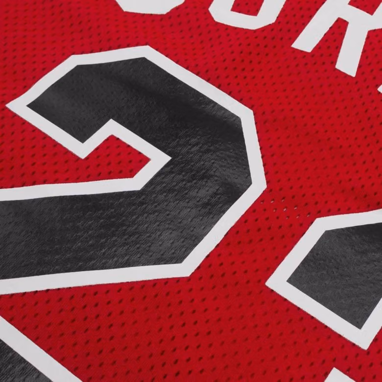 Michael Jordan #23 Chicago Bulls 1984-85 Authentic NBA Jersey Red view 5