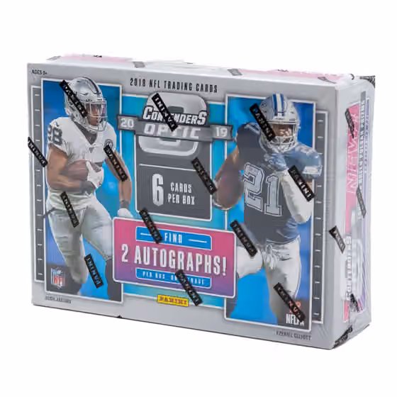 2019 Panini Contenders Optic Football Hobby Box NFL view 1