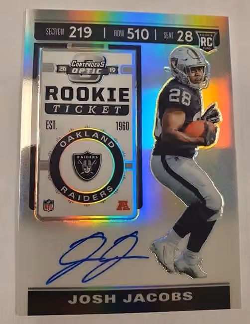 2019 Panini Contenders Optic Football Hobby Box NFL view 2