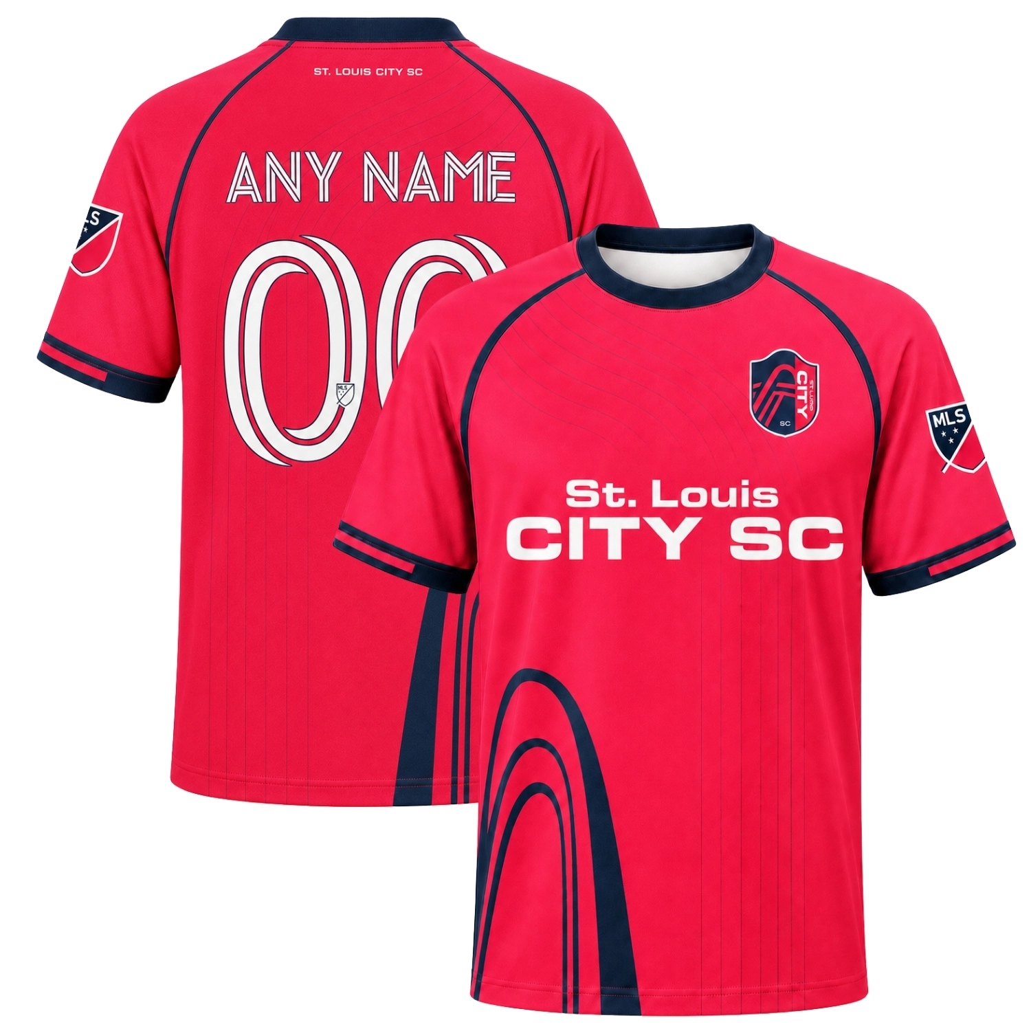 St. Louis City SC Jersey – Stunning Custom Red Wave
