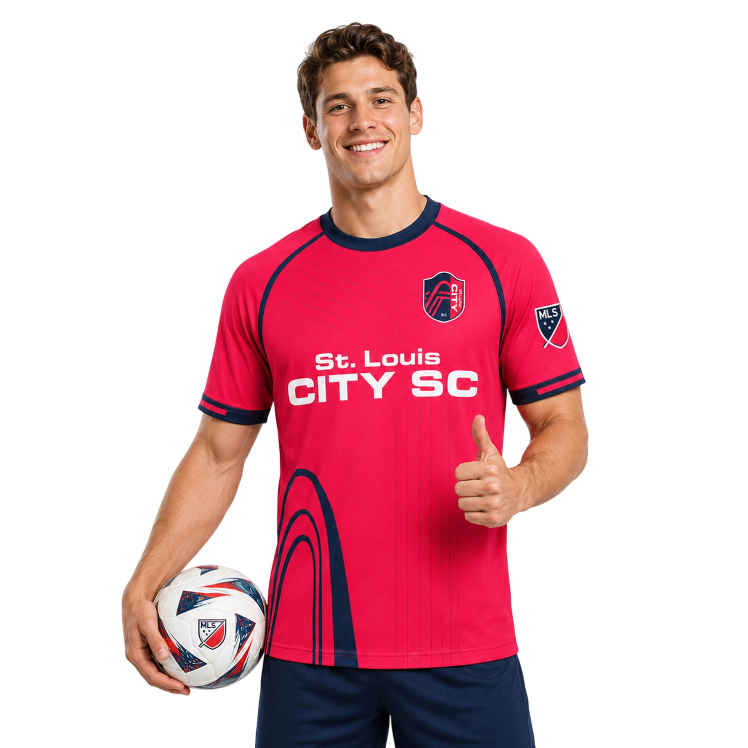 St. Louis City SC Jersey – Stunning Custom Red Wave